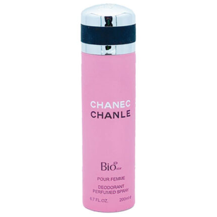 فروشگاه های نیکی اسپری زنانه بیو استار مدل Chance Chanel با رایحه‌ای گرم و شیرین و ترکیبی از نت‌های گلی و چیپر. عطری شیک، پرانرژی و همه‌کاره، مناسب برای تمام فصول.
