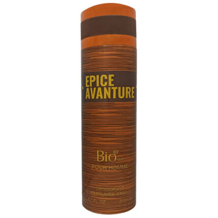 اسپری مردانه بیو استار مدل Epic Adventure با رایحه‌ای خنک و تلخ و ترکیبی از نت‌های مرکباتی، چوبی و چرمی. عطری ماجراجویانه و قدرتمند، مناسب برای استفاده روزانه.