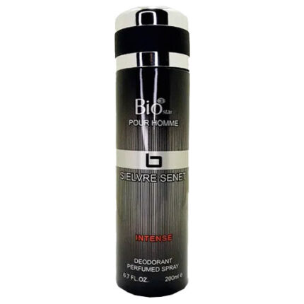 اسپری مردانه بیو استار مدل Silver Scent با رایحه‌ای گرم و شیرین و ترکیبی از نت‌های آروماتیک و میوه‌ای. عطری با ماندگاری و پخش بوی بالا، مناسب برای شب‌های سرد.